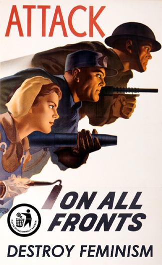 Datei:Destroy Feminism On All Fronts.jpg
